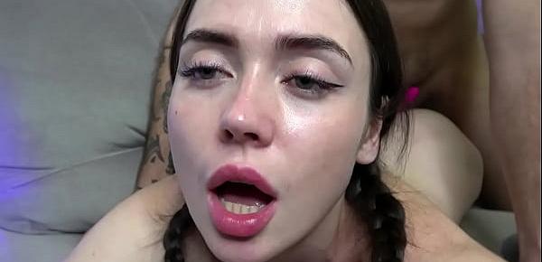 This beautiful girl loves when this big cock fucks her in doggy position
